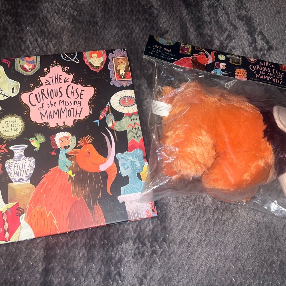 🎄🎁 The Curious Case of the Missing Mammoth Book and Plush Set a Kane Miller